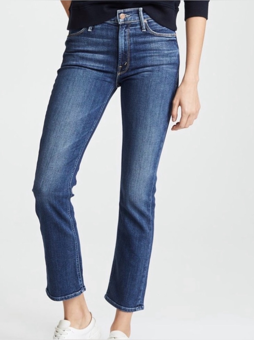 MOTHER The Mid Rise Dazzler Ankle Jeans Size 25
